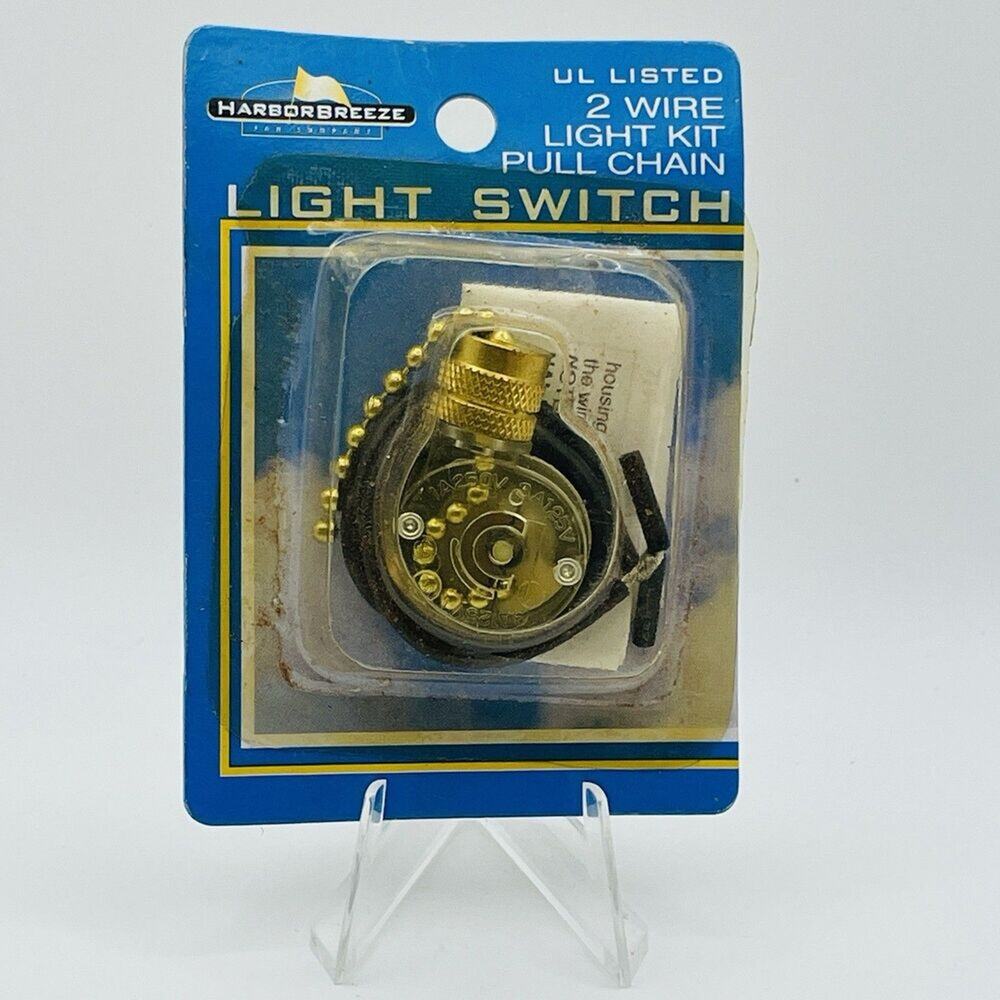 Vintage Harbor Breeze 2 Wire Light Switch